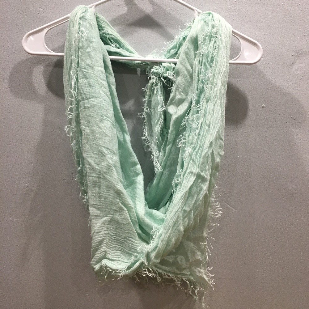 Mint green scarf